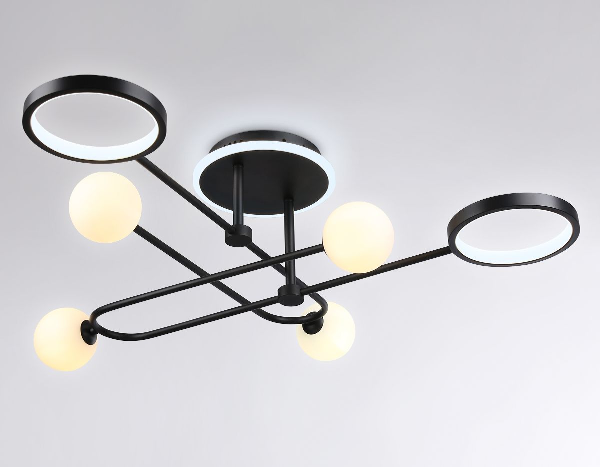 потолочная люстра ambrella light comfort linetech fl66232