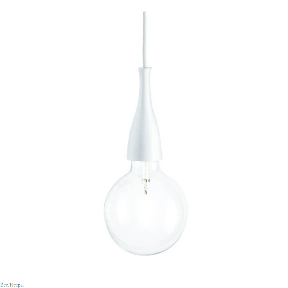 подвесной светильник ideal lux minimal sp1 bianco