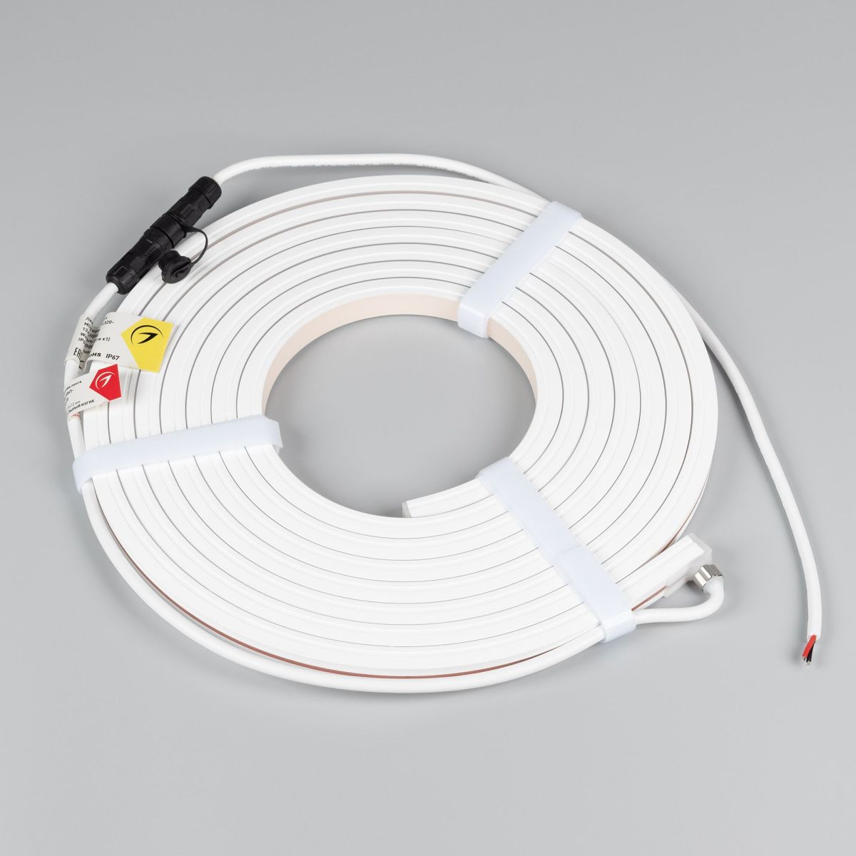 светодиодная герметичная лента arlight moonlight-top-x320-13x12mm 24v white6500 (5 w/m, ip67, sauna, 5m, wire x1) 051133