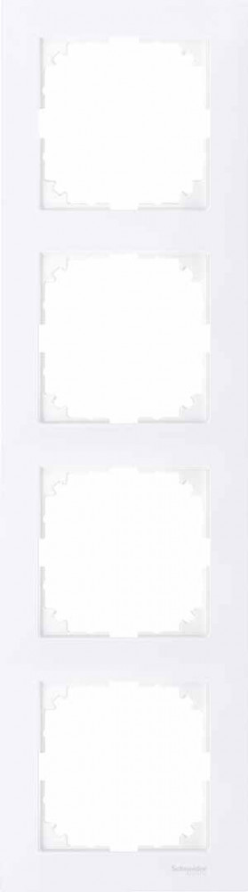 рамка на 4 поста schneider electric merten mtn4040-3625