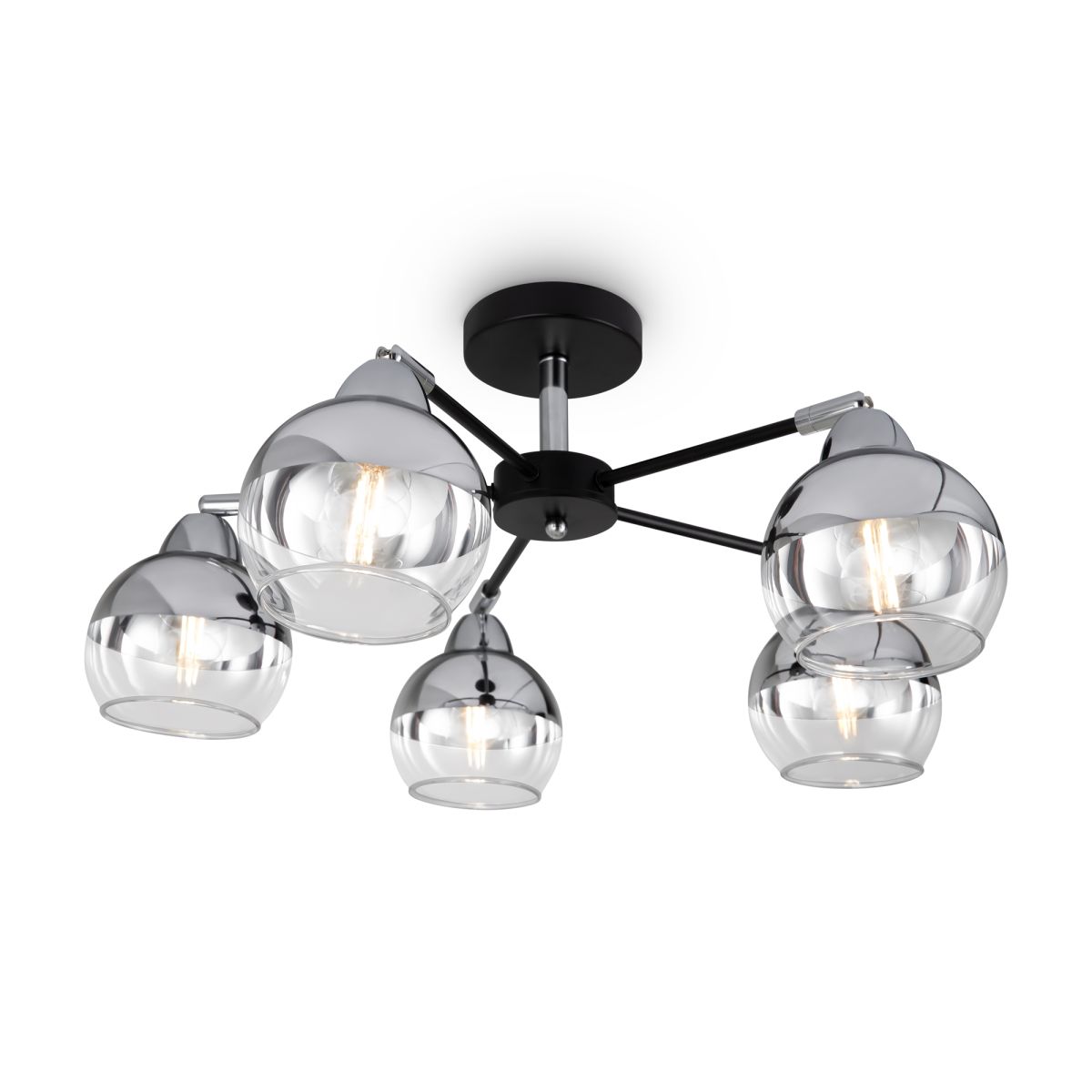 люстра на штанге freya jasper fr5225pl-05b
