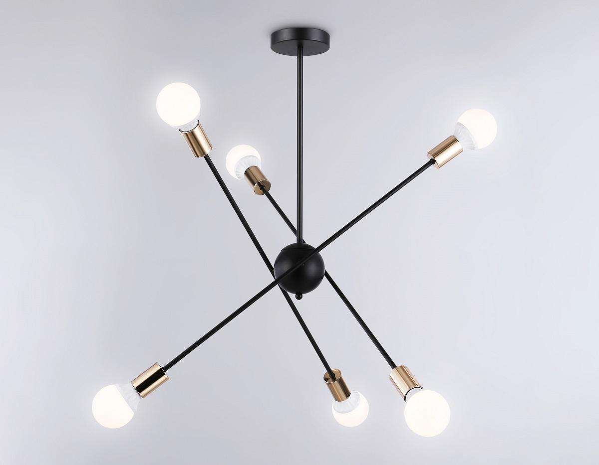 подвесная люстра ambrella light traditional loft tr80435