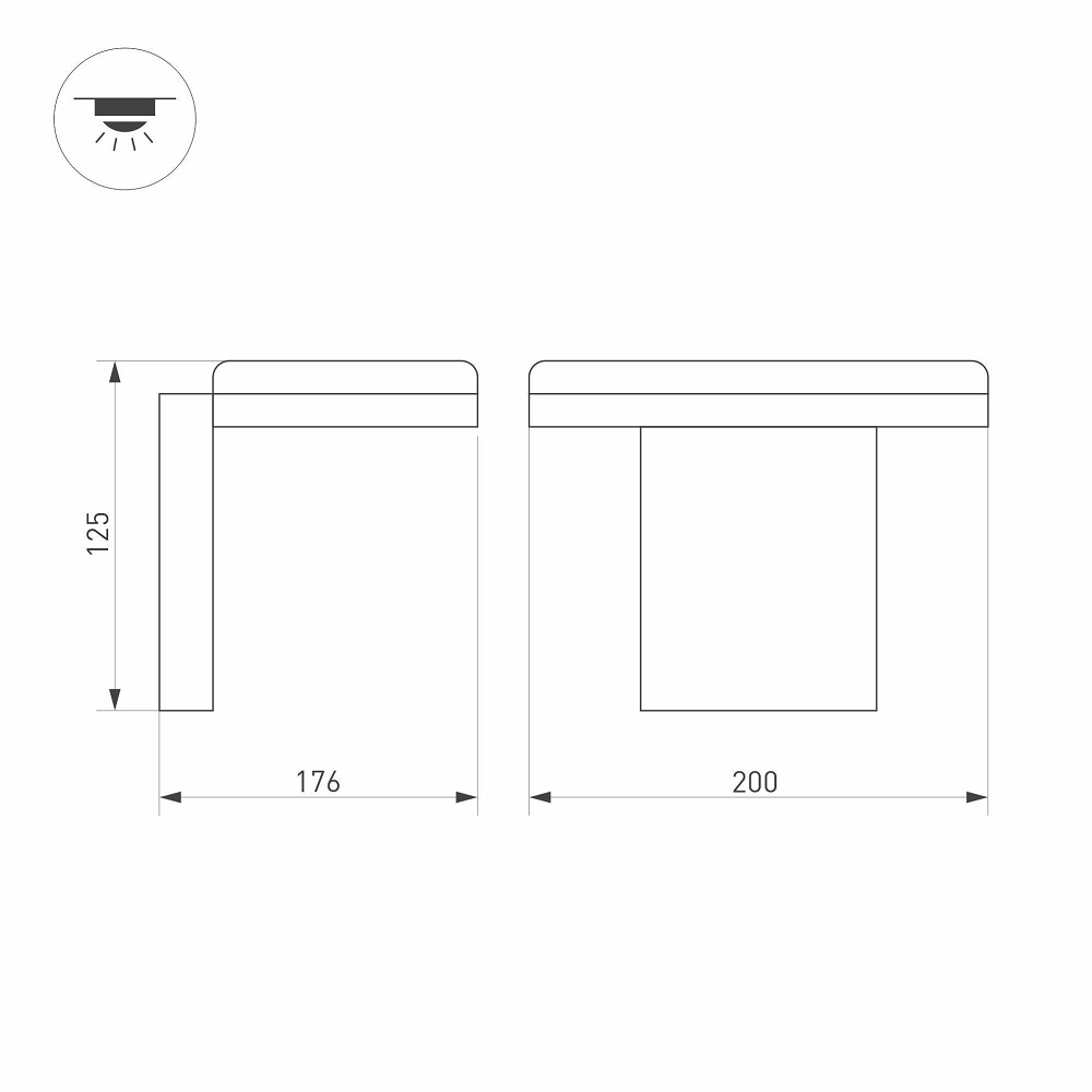 настенный светильник arlight lgd-tent 029977