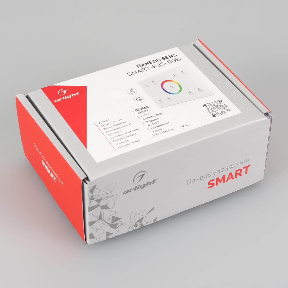 панель управления arlight sens smart-p83-rgb white 028402