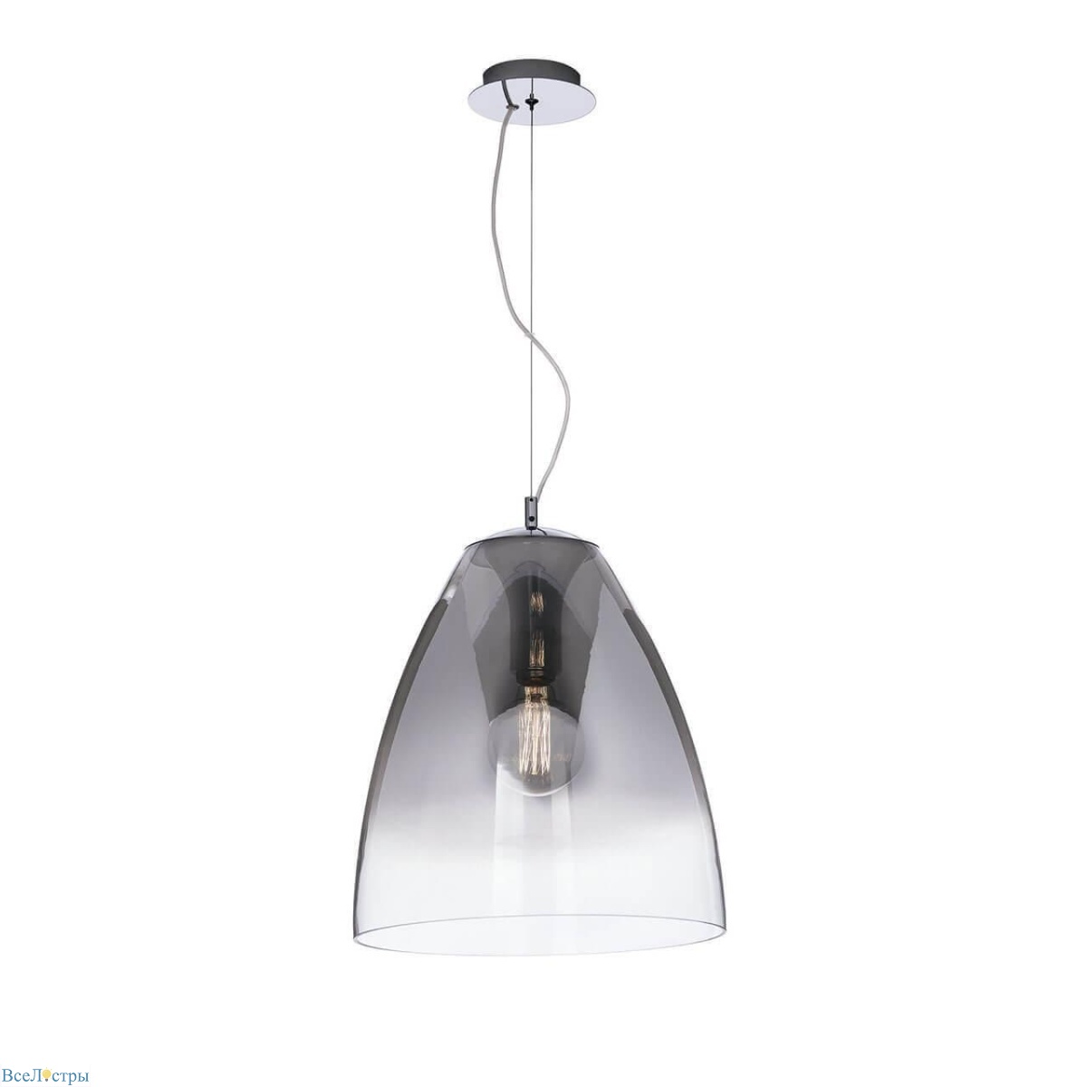 подвесной светильник ideal lux audi-20 audi-20 sp1 cromo sfumato