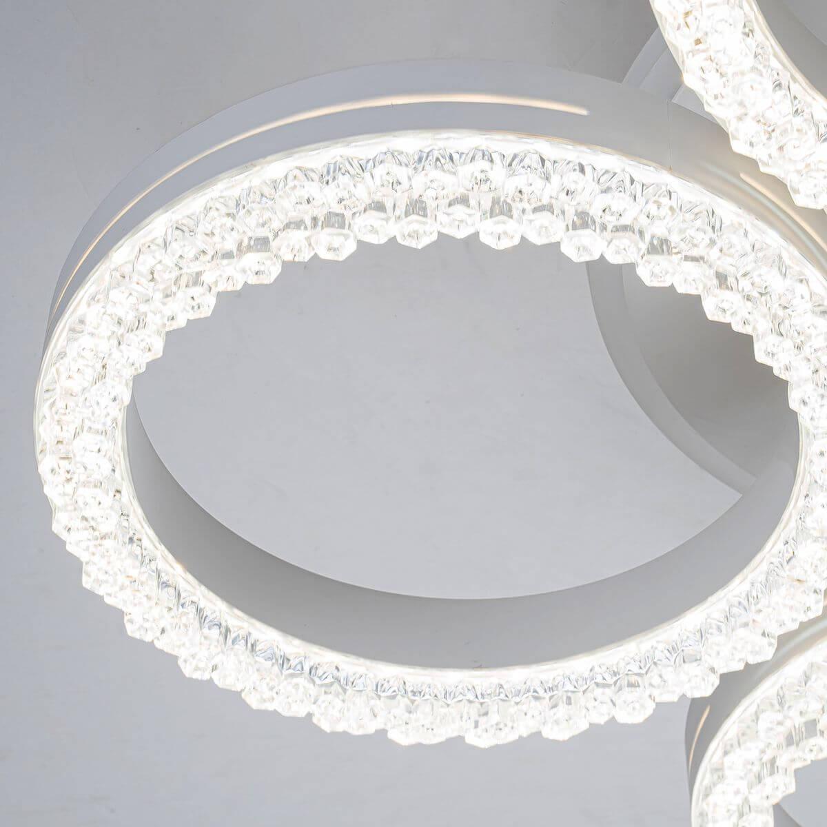 потолочная светодиодная люстра escada albus 10276/4led app