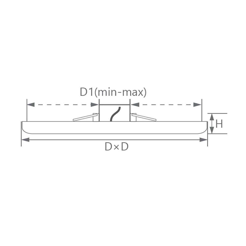 встраиваемый светильник feron al514 41572