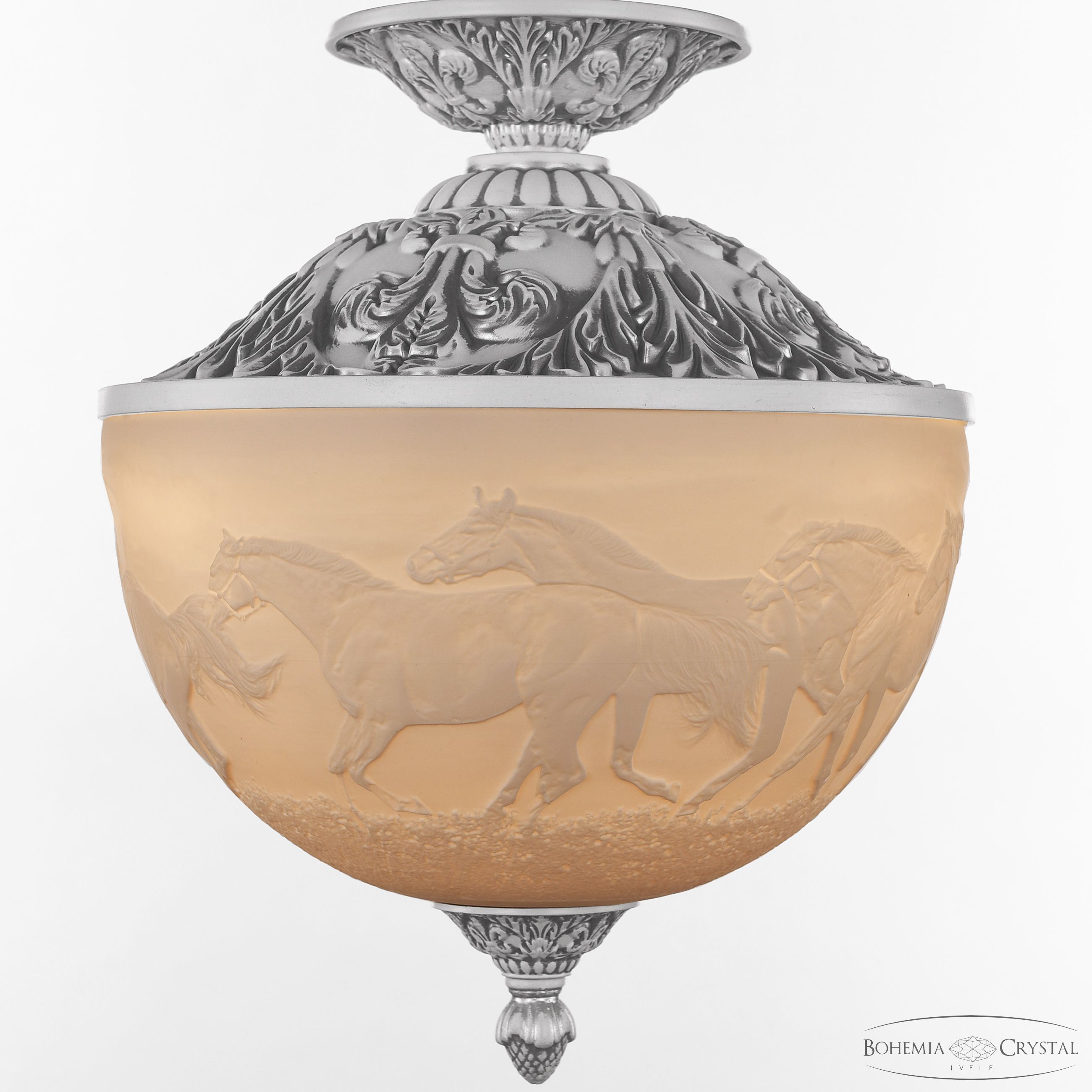 подвесной светильник bohemia ivele crystal al7003p/25 wmn horse
