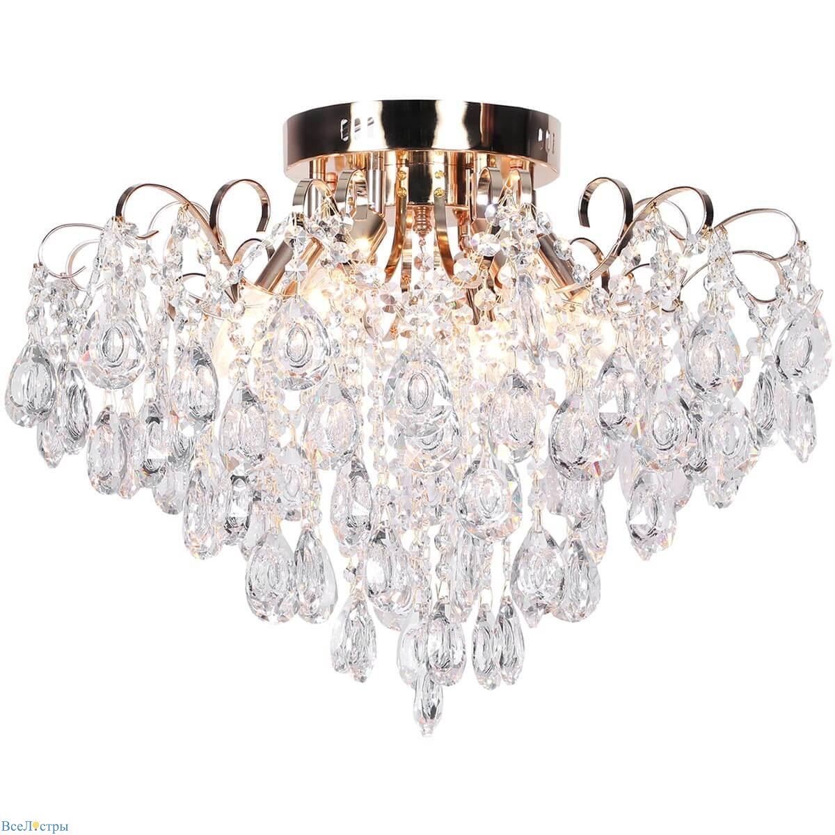 потолочная люстра escada gertrude 1120/6pl gold