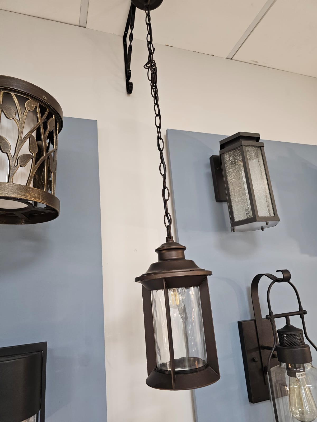 уличный подвесной светильник odeon light nature mavret 4961/1