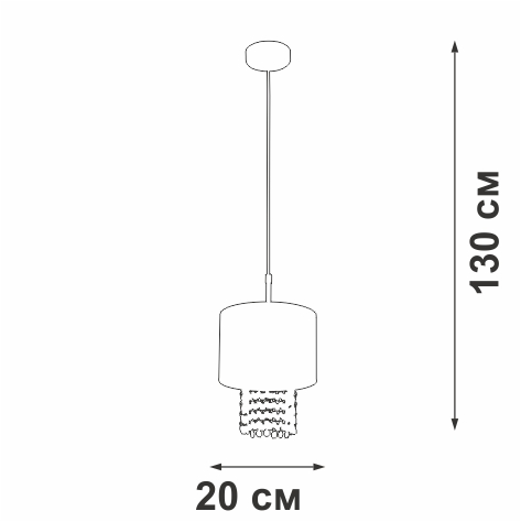 подвесной светильник vitaluce v5810-0/1s