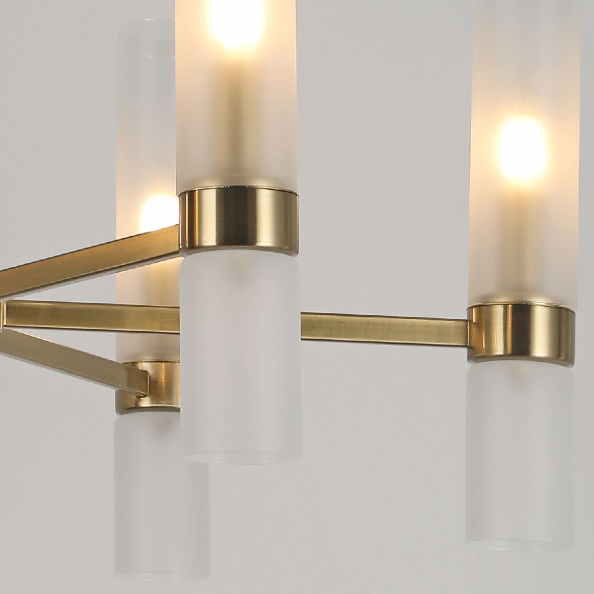 люстра на штанге illumico il0279-6p-79 brass