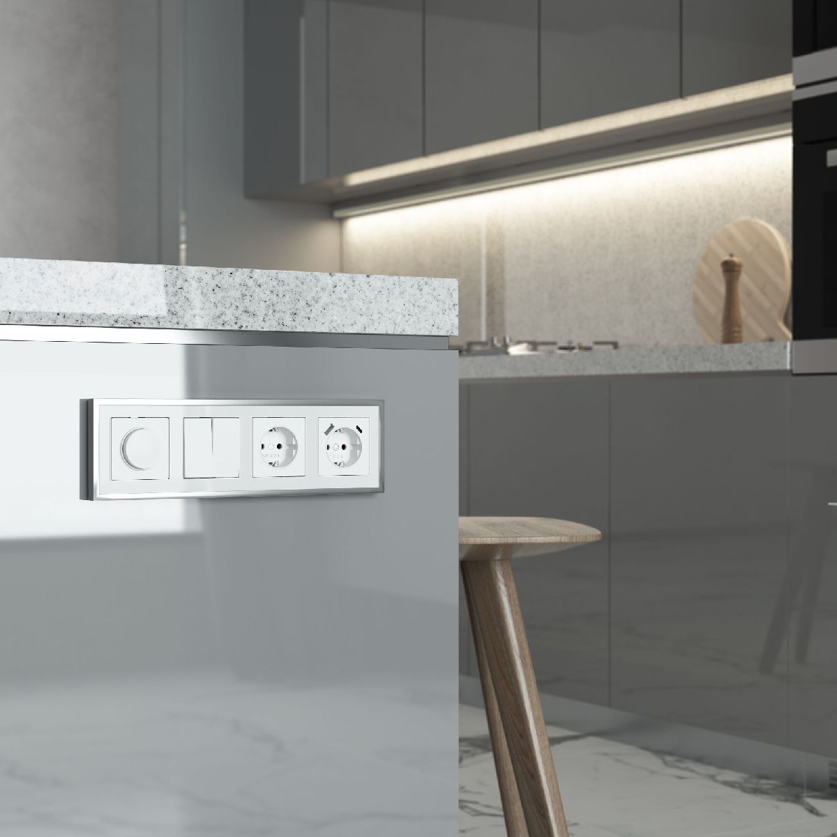 рамка на 4 поста werkel baguette 4690389193309 w0042850 a062782