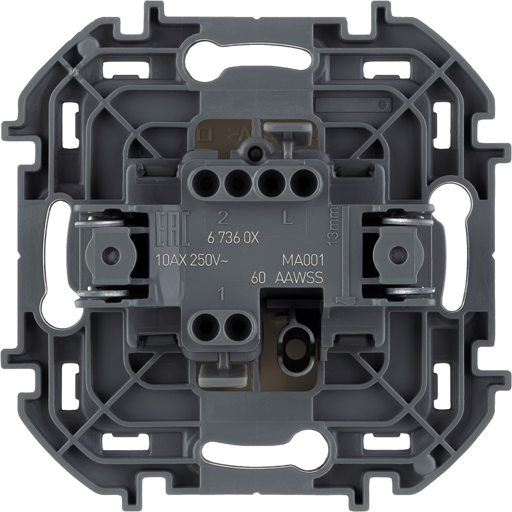 выключатель одноклавишный legrand inspiria 673601