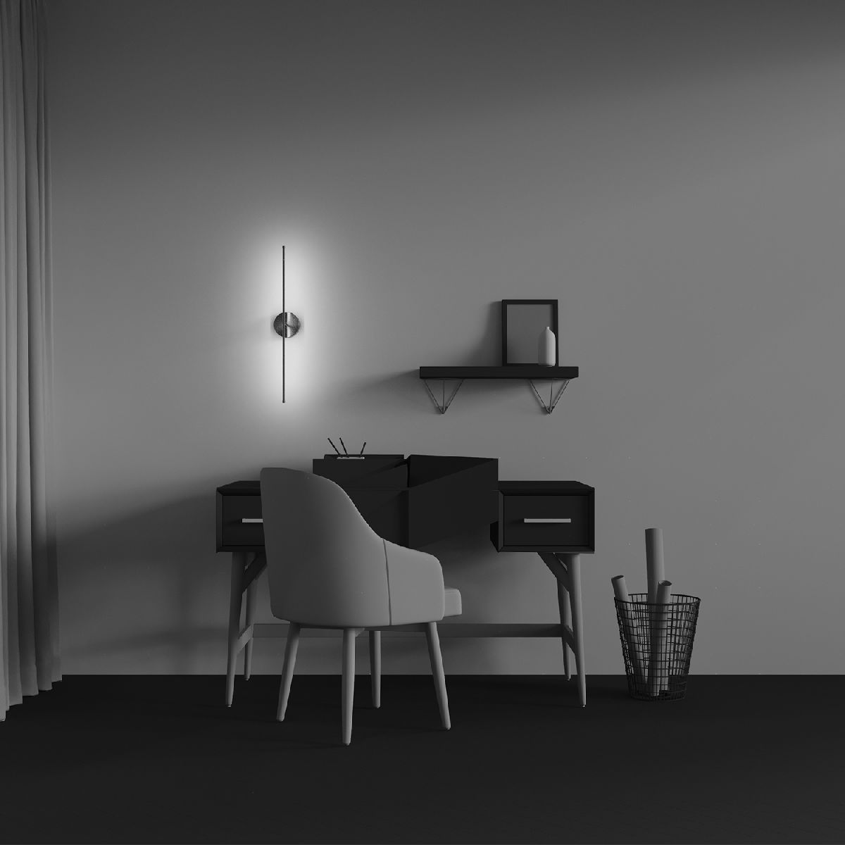 настенный светильник maytoni elegant c084wl-l7bs2.7k