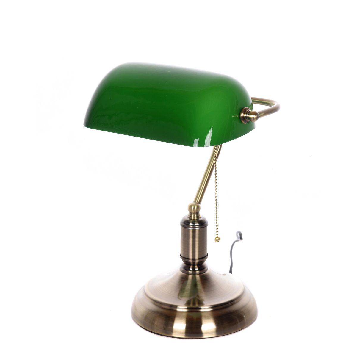 настольная лампа lumina deco banker ldt 305 gr