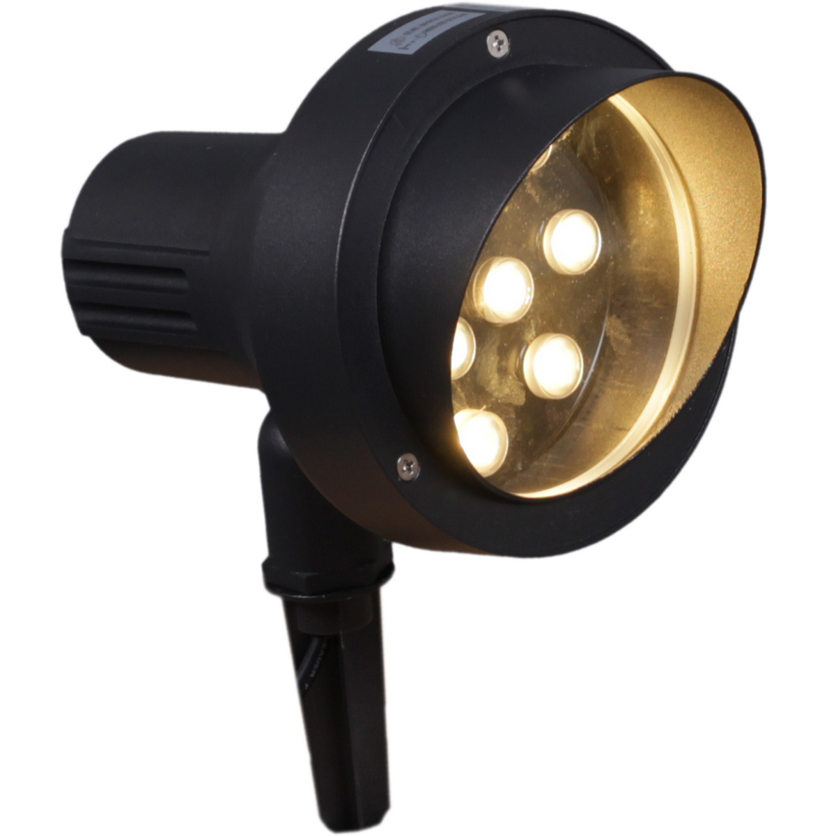 грунтовый светильник reluce 09401-0.7-001u led9w bk+ww