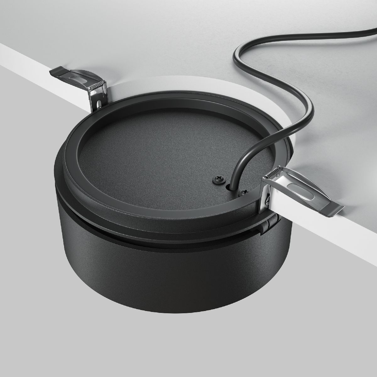 встраиваемый светильник maytoni onda dl024-18w4k-b