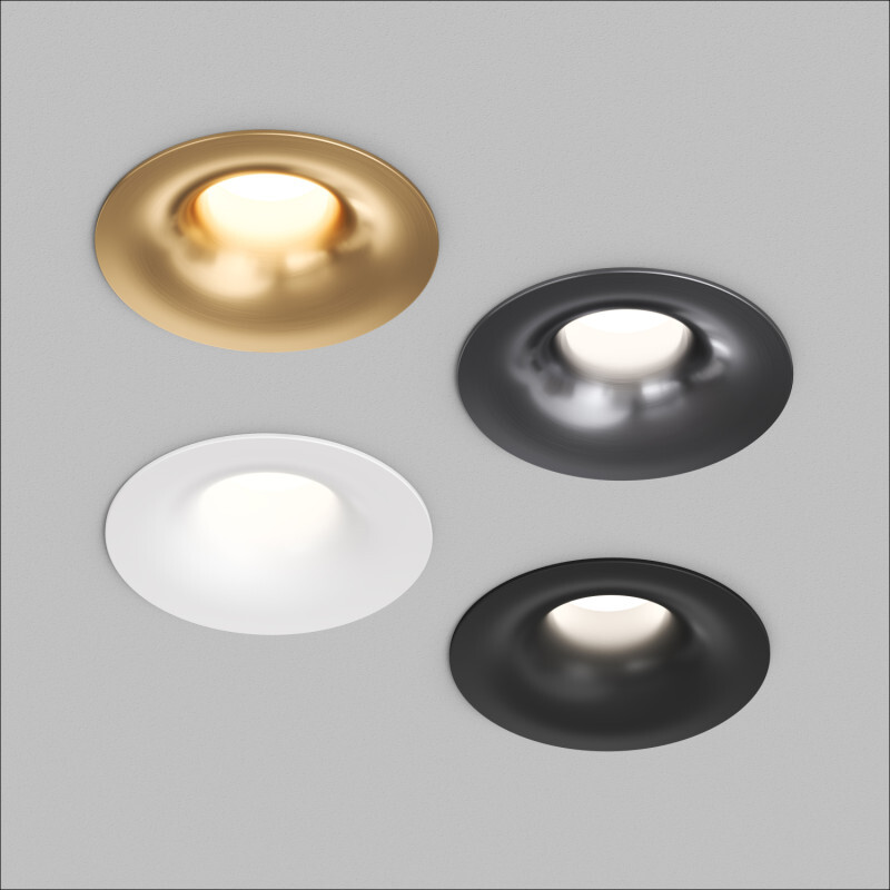 встраиваемый светильник denkirs shine glow dk2430-wh