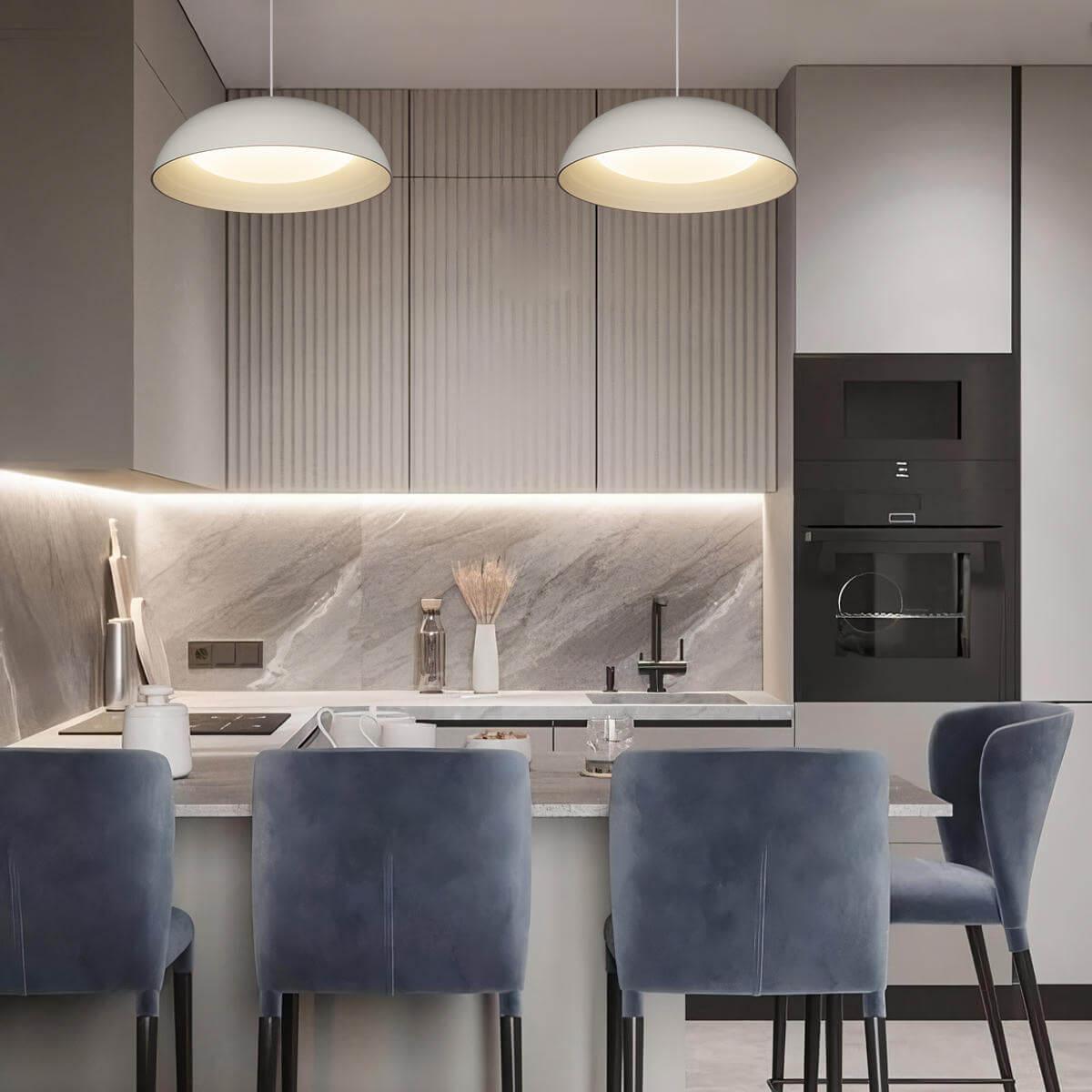 подвесной светодиодный светильник loft it cappello 10229p white