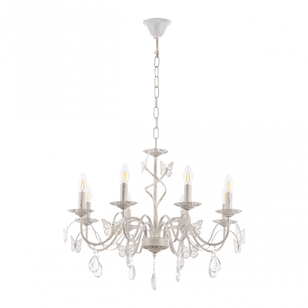 подвесная люстра arte milano 346179/8 wt+g