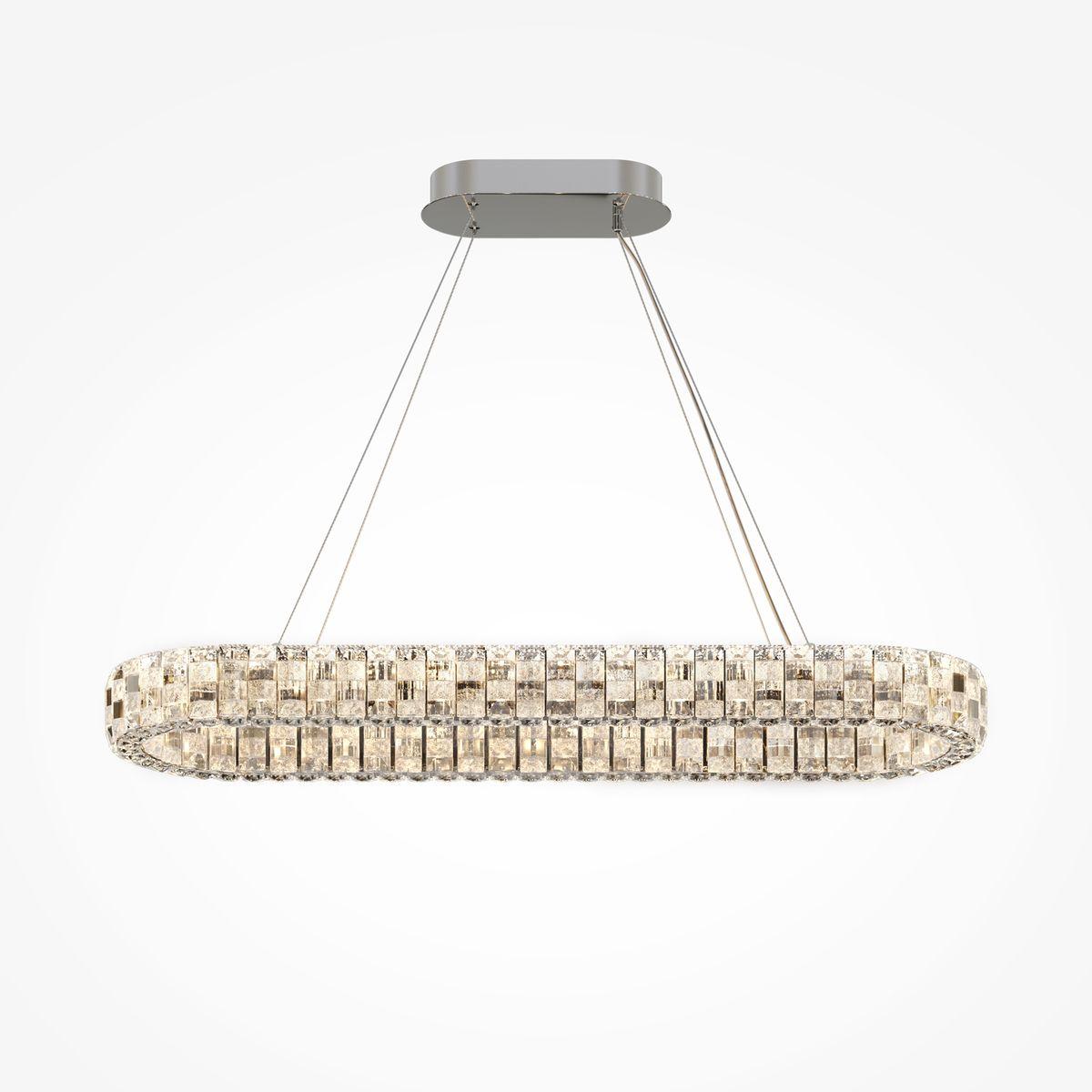 подвесной светодиодный светильник maytoni castello mod335pl-l35ch3k