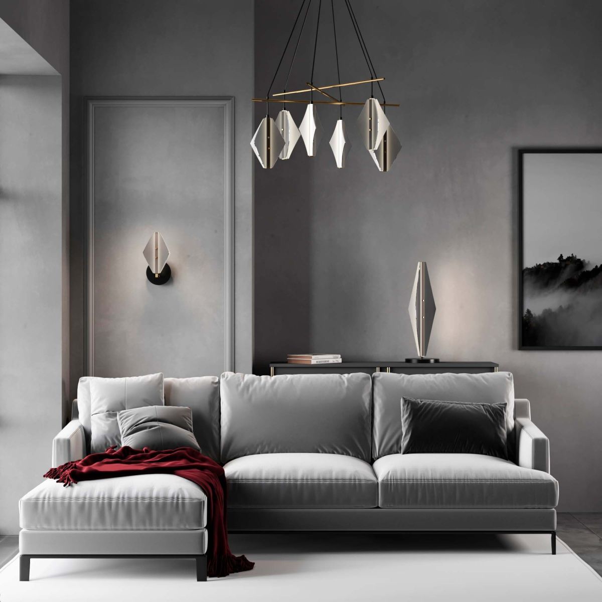 подвесной светильник eurosvet glare 301054 led латунь a071576