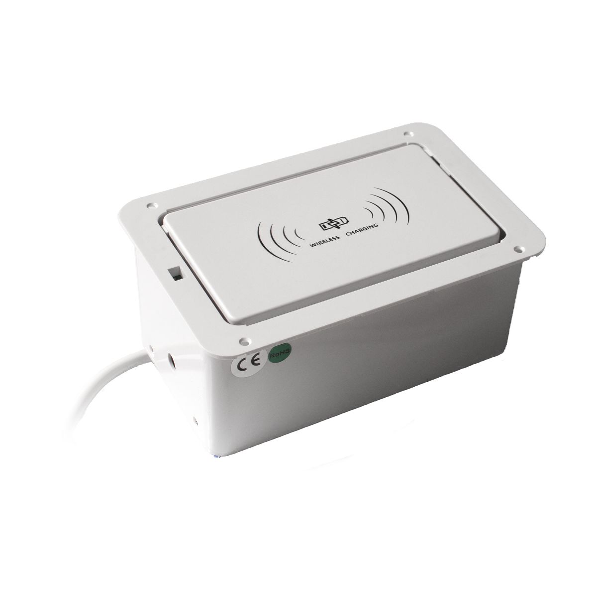 блок розеток lk-dms-742 (2 секции полуавтоматический 2 usb беспроводная зарядка) mebax 00-00002869