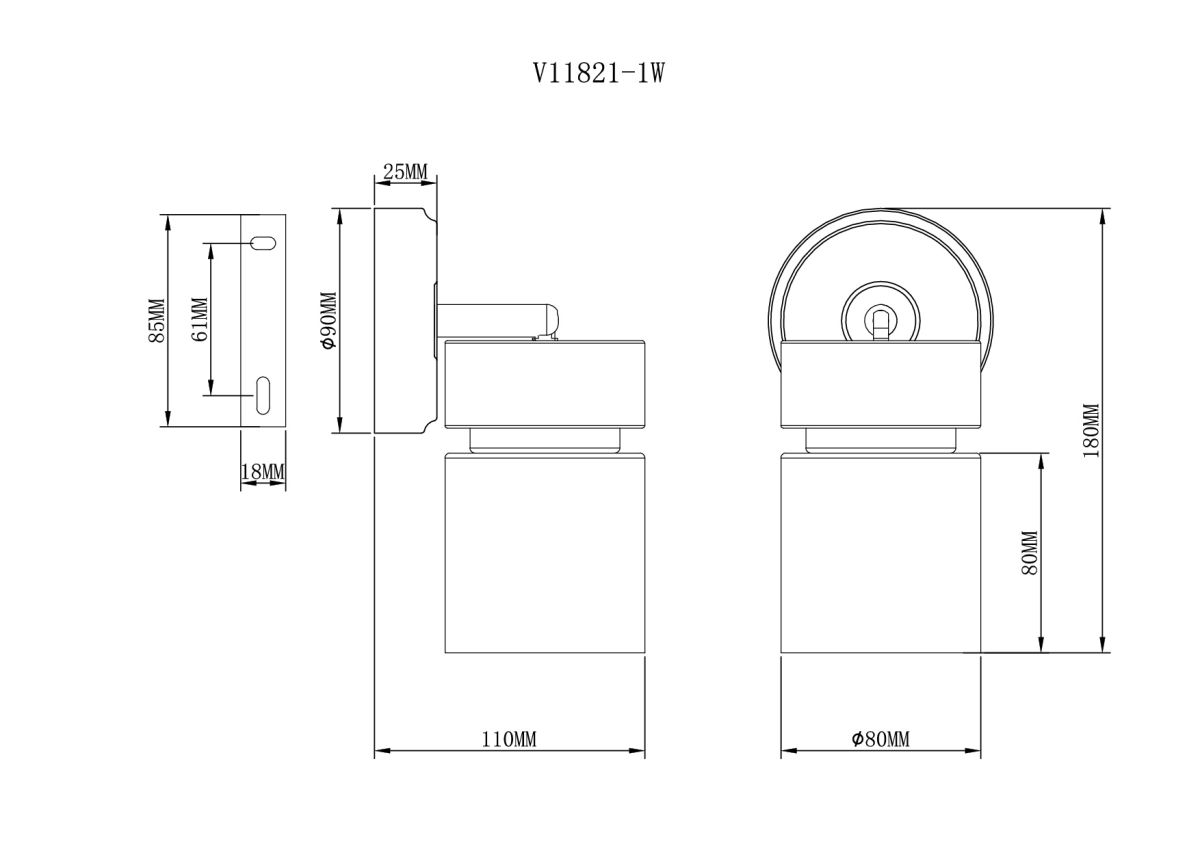 спот moderli almero v11821-1w