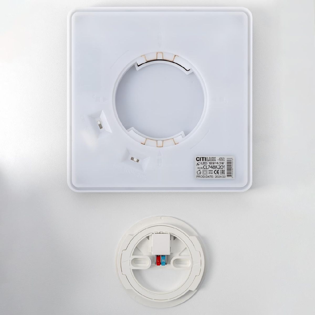 настенно-потолочный светильник citilux norma cl748k201