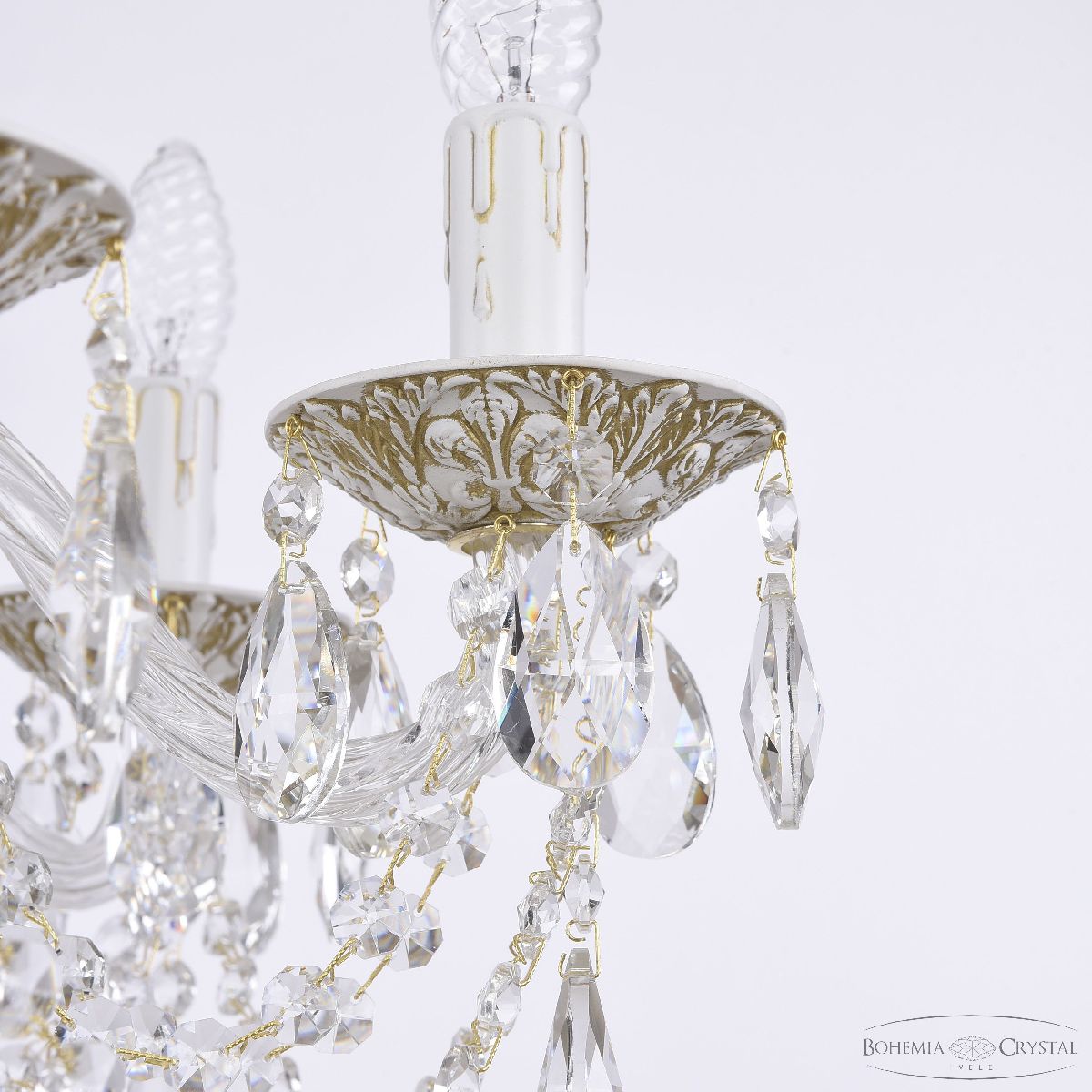подвесная люстра bohemia ivele crystal al16302/6/160 wmg