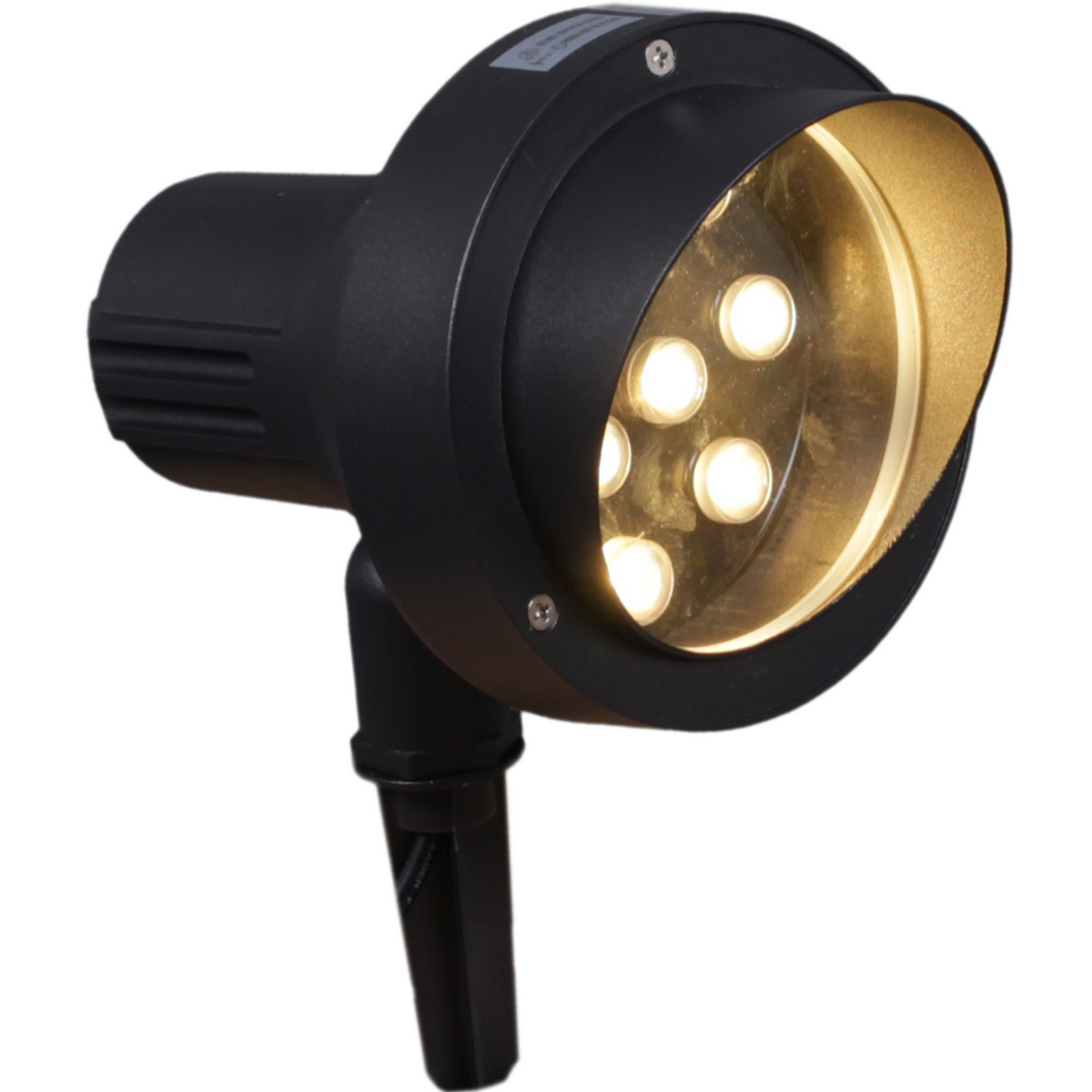 грунтовый светильник reluce 09401-0.7-001u led12w bk+ww