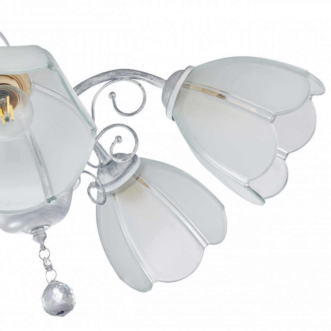 подвесная люстра arte milano amalfi 332656/5 wt+sl