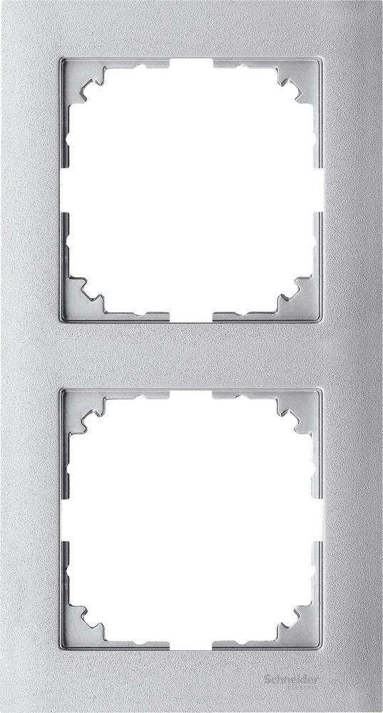 рамка на 2 поста schneider electric merten mtn4020-3660