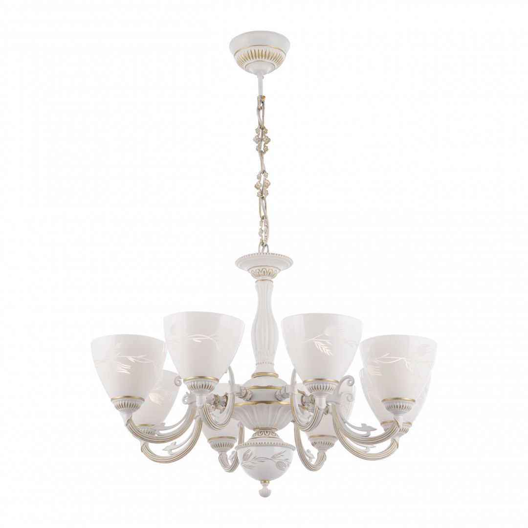 подвесная люстра arte milano 343659/8 wt+g