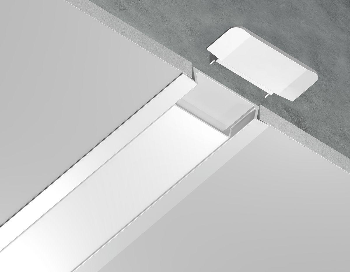 встраиваемый профиль с рассеивателем ambrella illumination gp1100wh