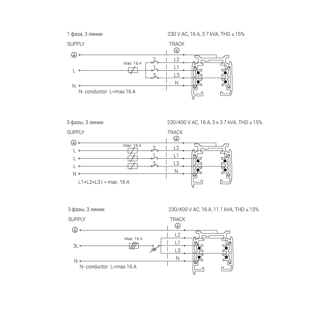 подвесной шинопровод nowodvorski ctls track 8715