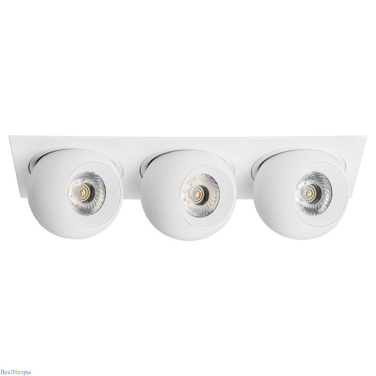 встраиваемый светодиодный спот lightstar urbano (217536+217062+217062+217062) i536626262
