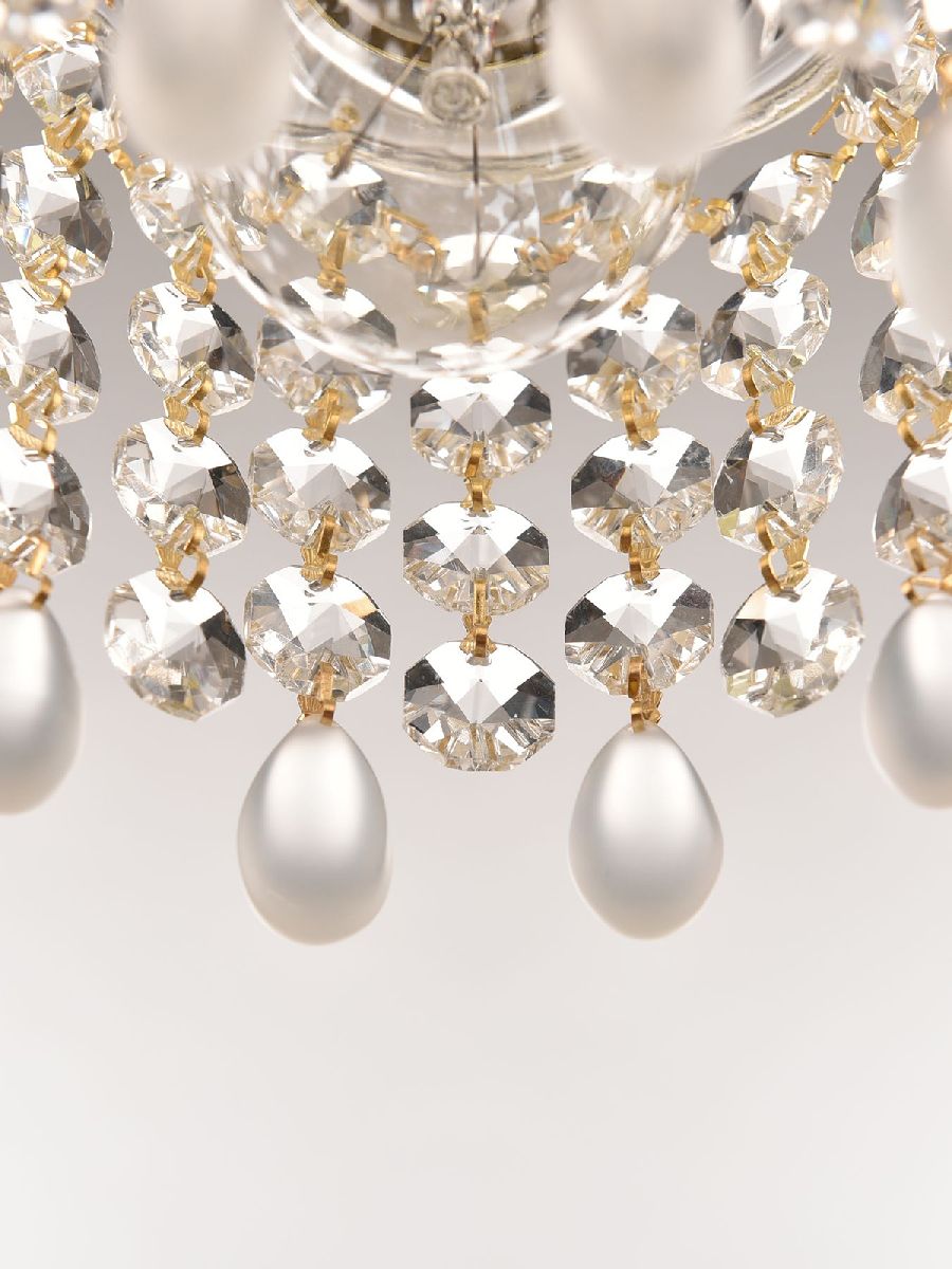 подвесной светильник bohemia ivele crystal 14781p/16 g v0300