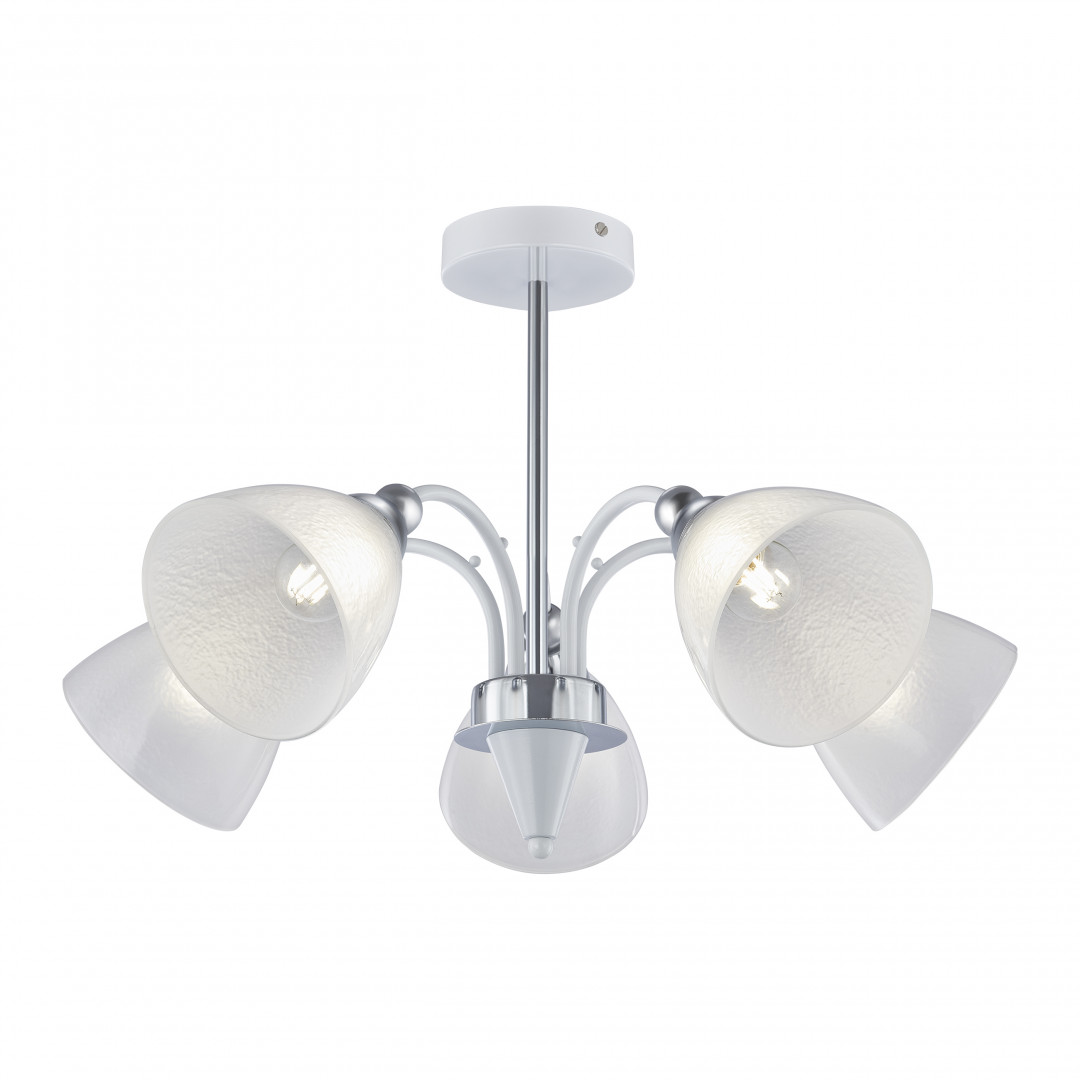 люстра на штанге arte milano napoli 326008/5 wh+cr