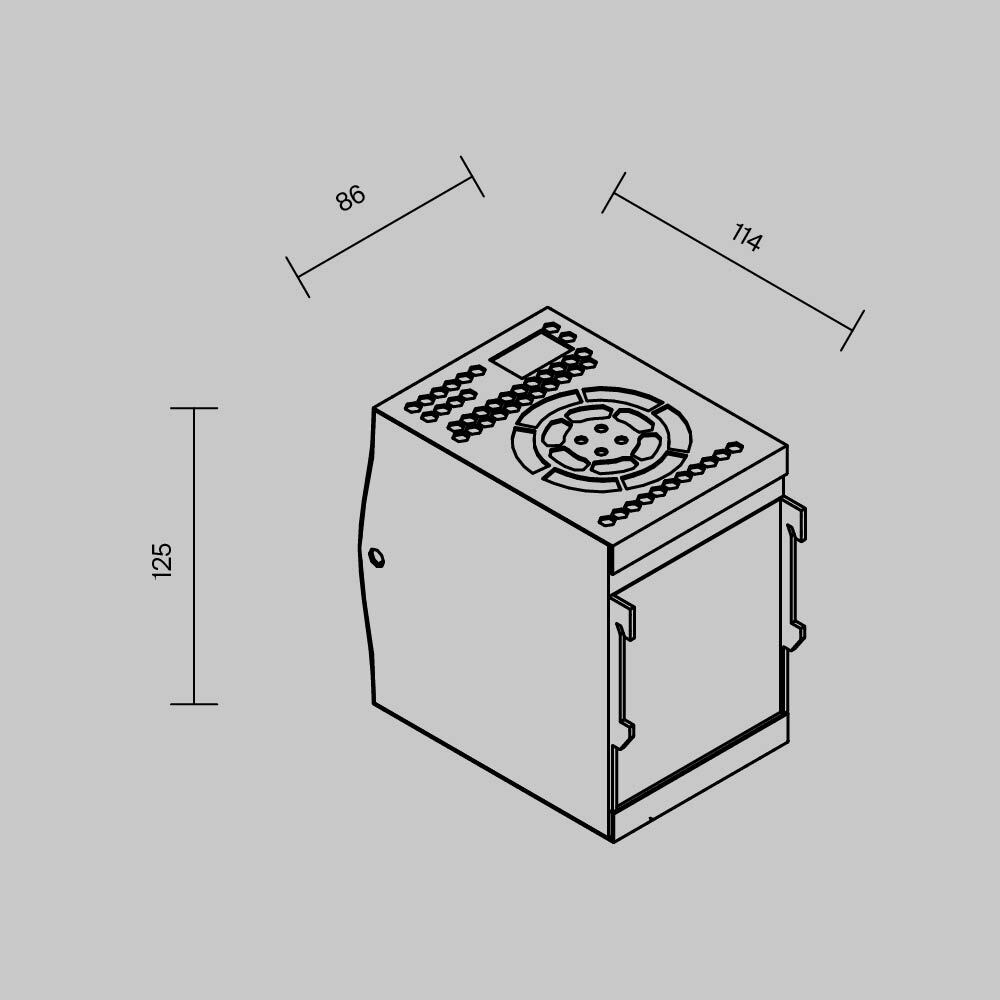 блок питания maytoni psl015 480вт dc24в ip20 821014