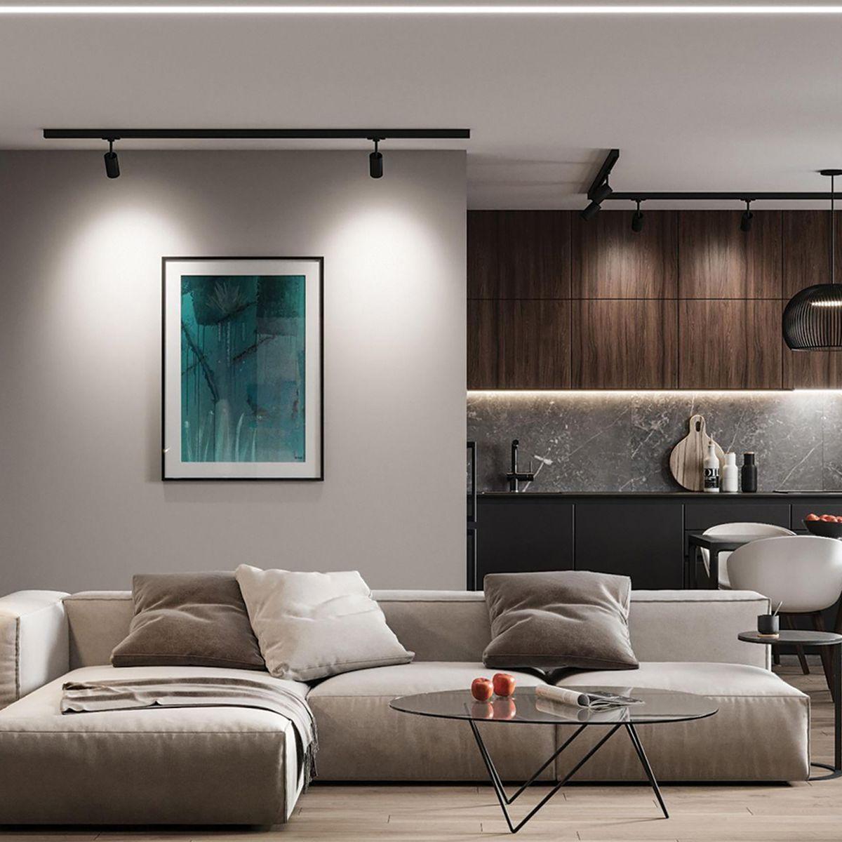 трековый светодиодный светильник feron marketbright al103 51002