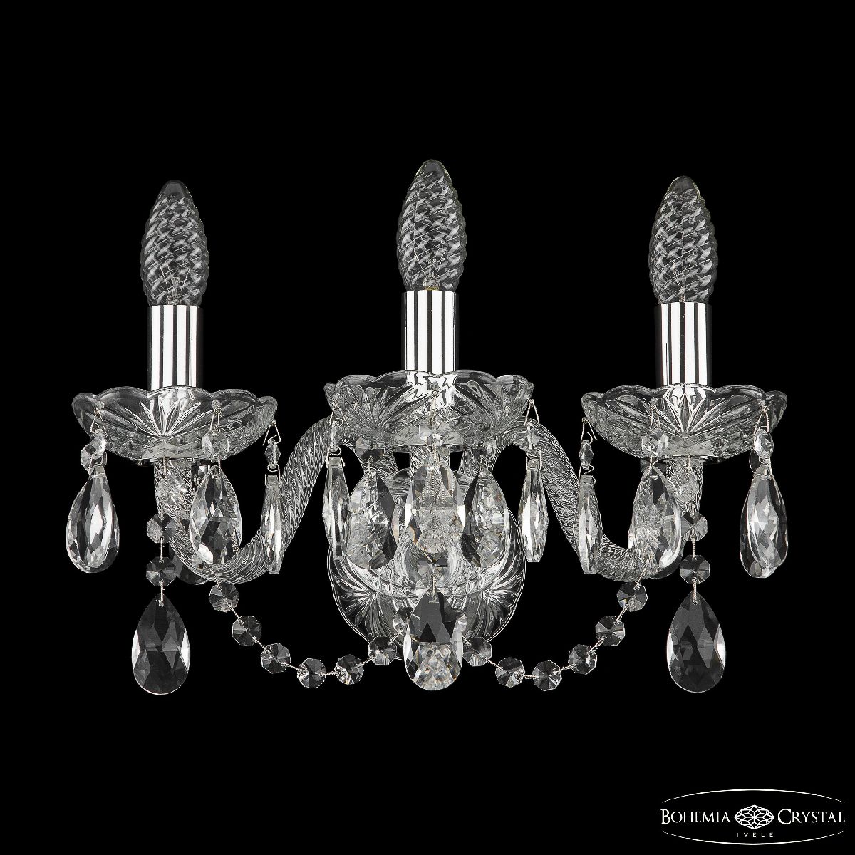 бра bohemia ivele crystal 101b/3/141 ni