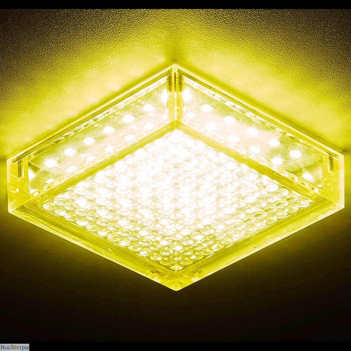 встраиваемый светодиодный светильник ambrella light led s150 gd 5w 4200k led