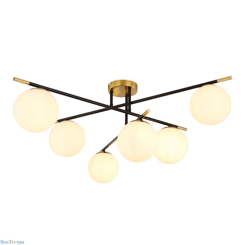 потолочная люстра arte lamp alcor a2224pl-6bk