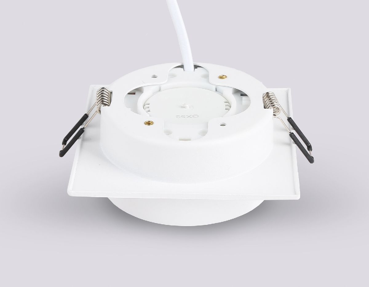 встраиваемый светильник ambrella light gx53 acrylic tech techno spot tn52421
