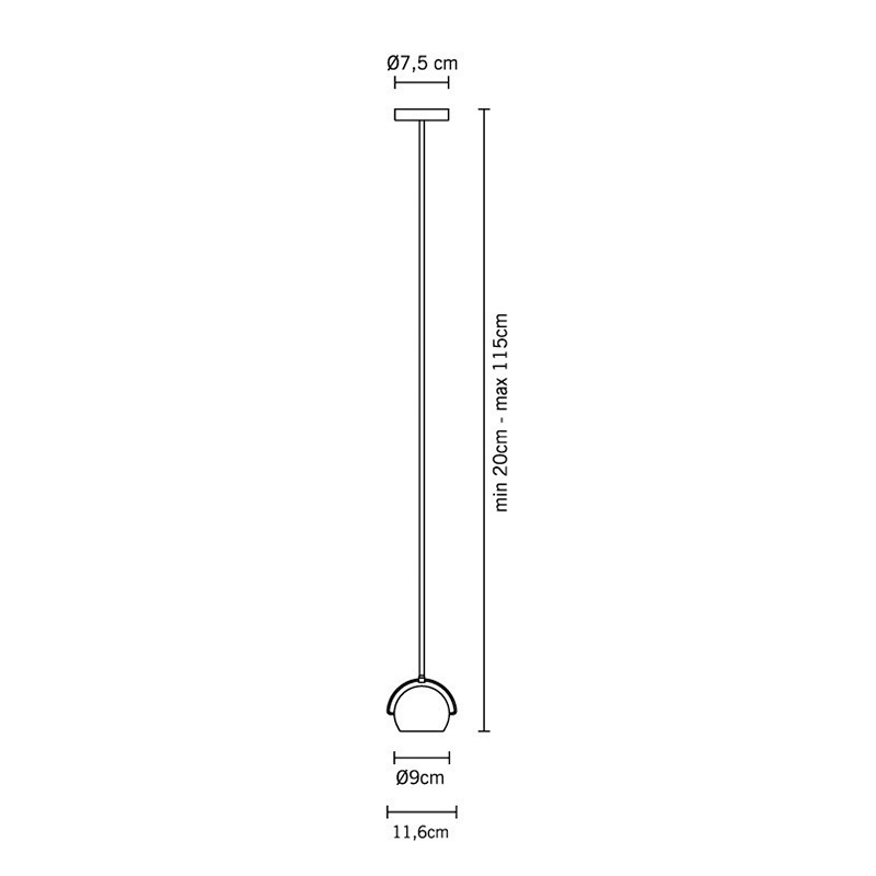 подвесной светильник beluga colour transparent d9 fabbian