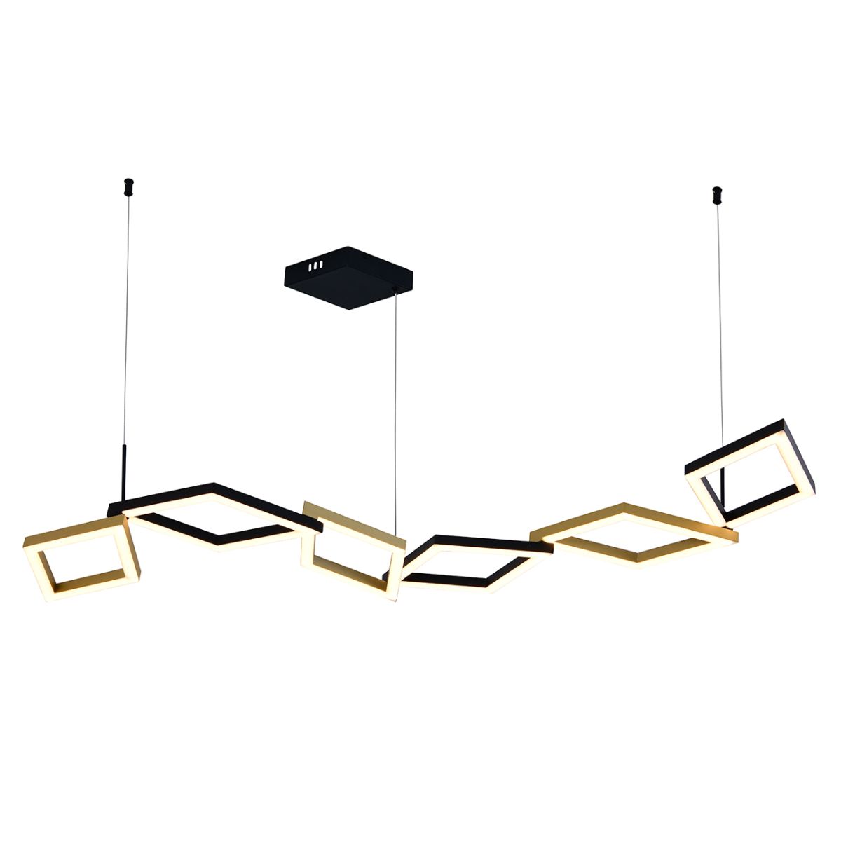 подвесной светильник indigo anello 14034/b/6p black v000214l