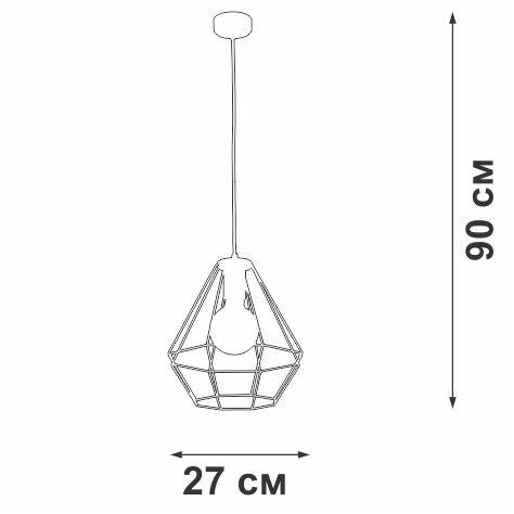 подвесной светильник vitaluce v4190-8/1s