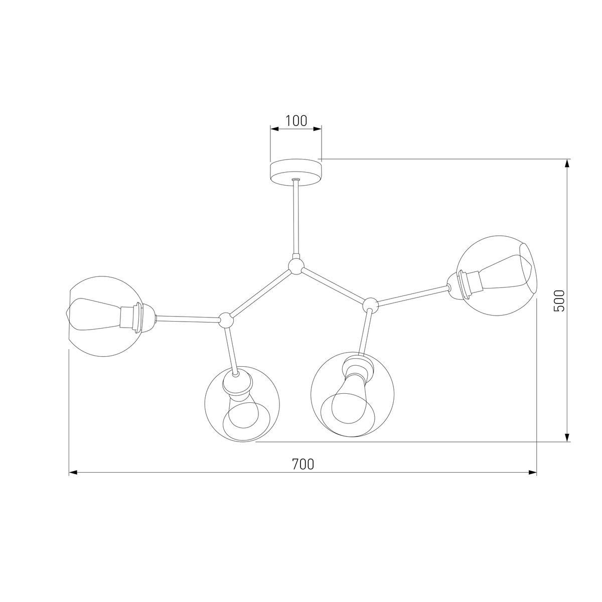 подвесная люстра tk lighting 2730 fairy